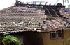 Mangalore : House damaged in coconut tree fall at Boloor